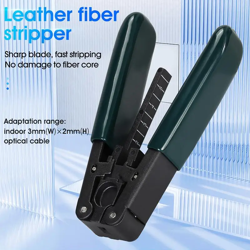 

Fiber Optic Cable Stripper Glass Fiber Stripping Tool 3 X 2mm Fiberglass Pliers For Indoor Wiring Cable