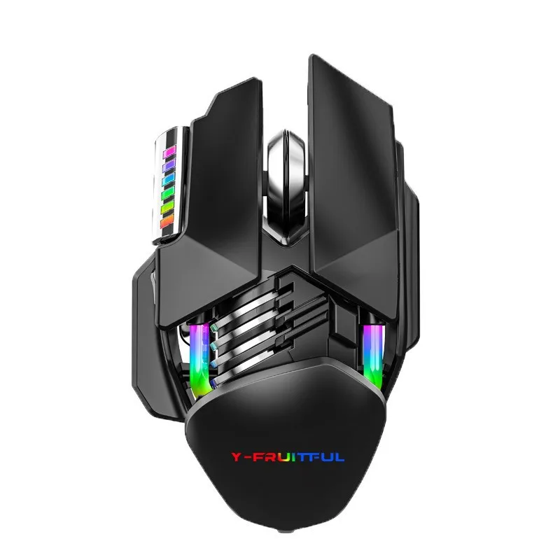 Беспроводная перезаряжаемая Bluetooth-мышь для киберспорта RGB игровая мышь