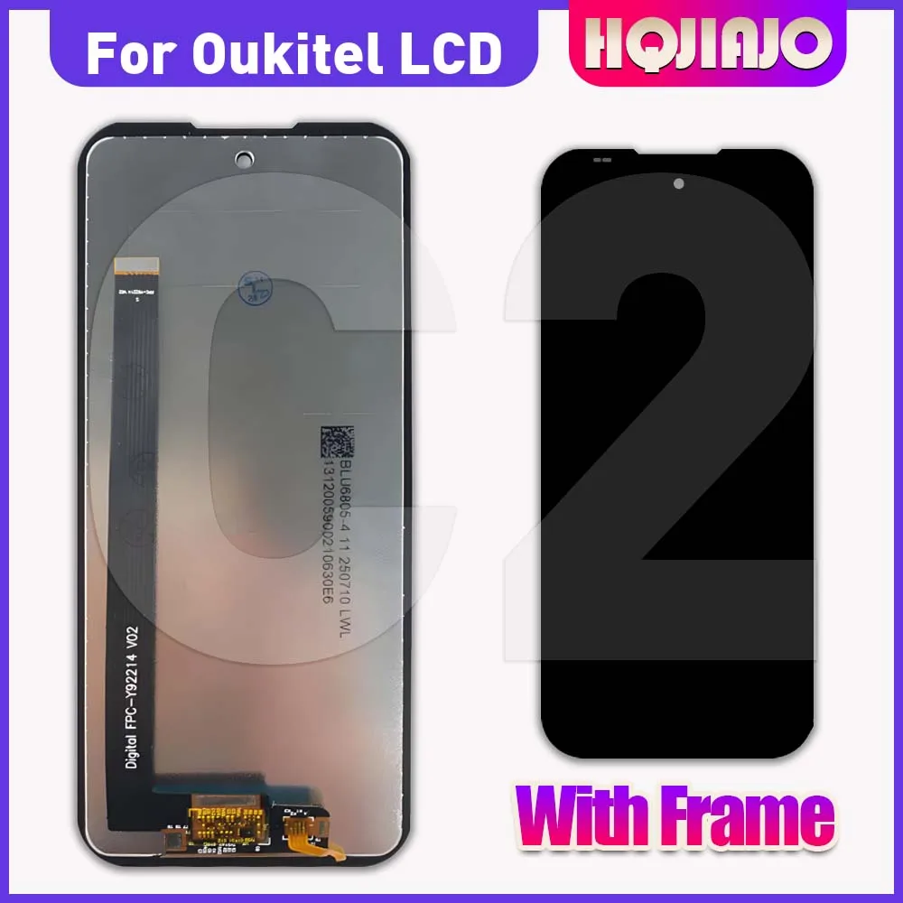 Фото 6,52-дюймовый IPS LCD-дисплей для Oukitel C2 c2 без рамки, сенсорный экран, дигитайзер в сборе, замена, ремонт, 100% протестировано №5