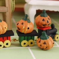 trendy miniature pumpkin figurine fadeless desktop decor fake small pumpkins miniature pumpkin decorations 2pcs