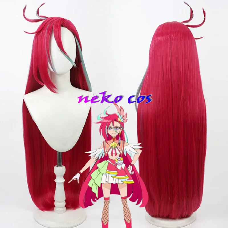 Фото Некокос Тропикс-Руж! Парик для косплея Precure Takizawa Asuka Cure Flamingo, костюм для косплея №1
