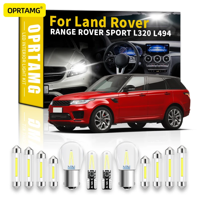 

OPRTAMG Canbus для Land Rover Range Rover Sport L320 L494 Evoque 2005 2007 2009 2010 2013 2020 2022 аксессуары для внутреннего освещения светодиодный