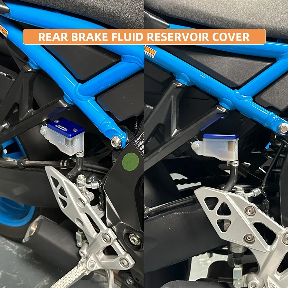 Крышка резервуара заднего тормозного цилиндра для YAMAHA MT01 Raider Stratoliner XV 1900 Midnight V-Star