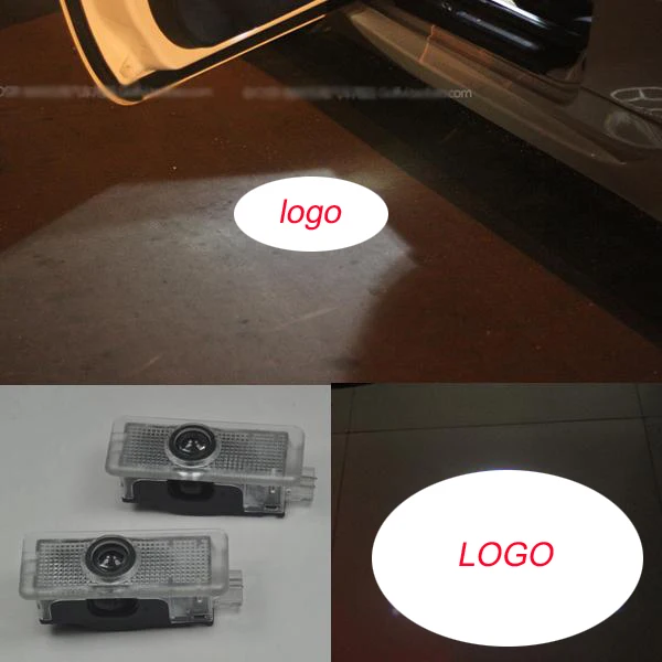 

2x LED Door Courtesy Warning Light With Logo Projector FOR CLS CLA E class C218 W218 A207 C207 C117