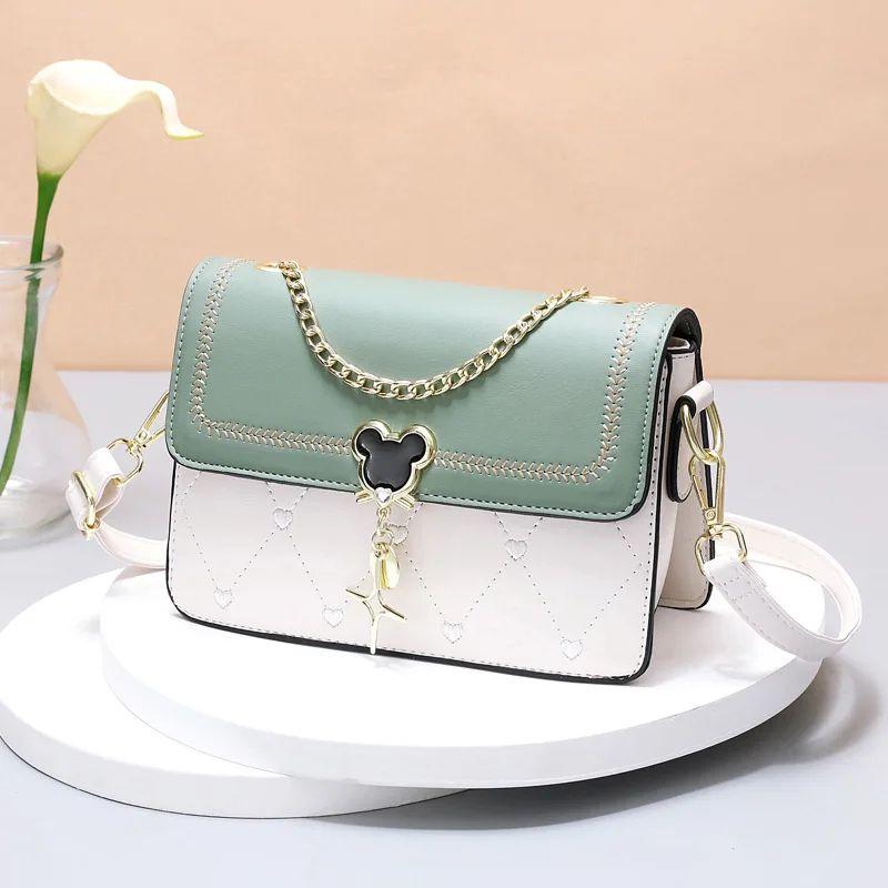 

Valentine's Day Women's One Shoulder Small Square Bag 2023 Summer New Fashion Versatile Small Girl Heart Gift Bag