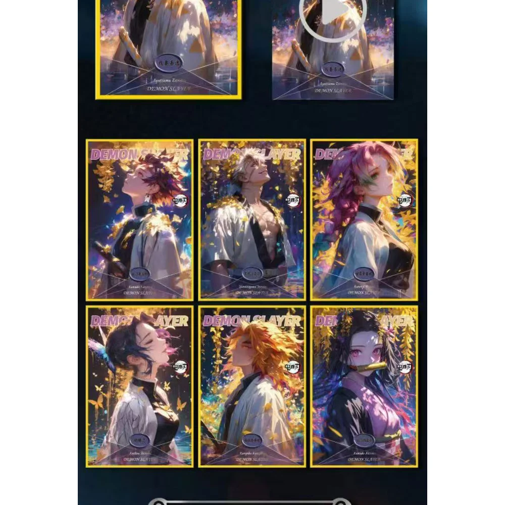 Оптовая продажа новая коллекционная карта Demon Slayer Kamado NezAuko Shinobu редкая доска