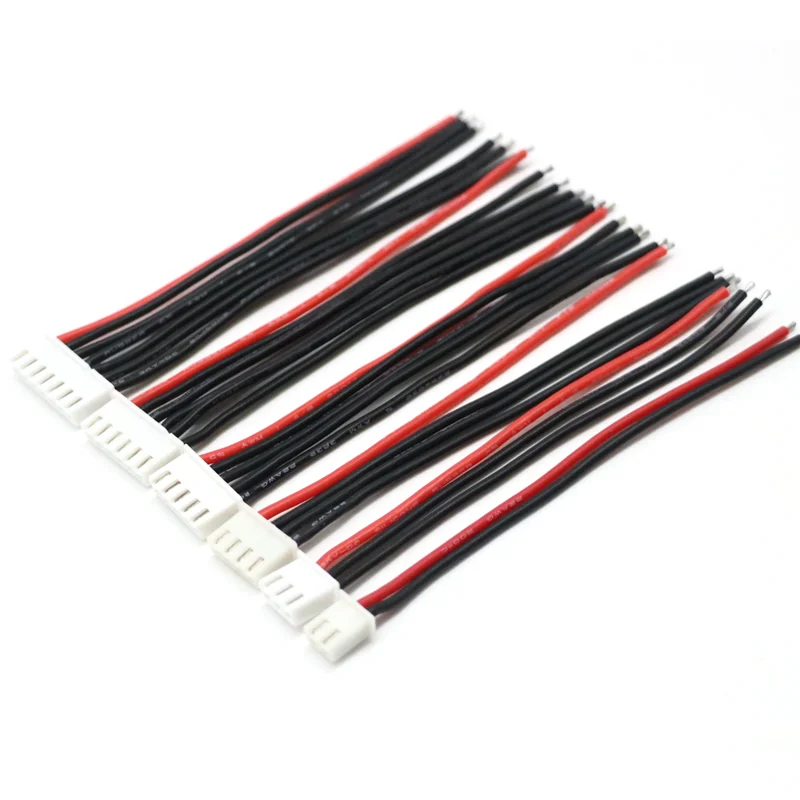 

5pcs/lot 1s 2s 3s 4s 5s 6s Lipo Battery Balance Charger Cable Imax B6 Connector Plug Cable Aviation Model Accessories