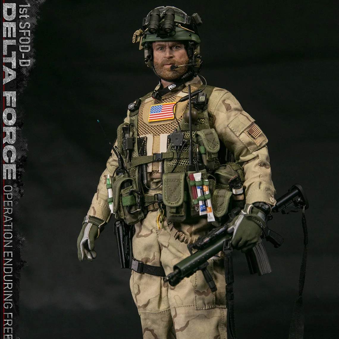 

DAMTOYS DAM 78091 1/6 DELTA FORCE 1st SFOD-D "Operation Enduring Freedom" Male Soldier Action Figure Doll Full Set Toy