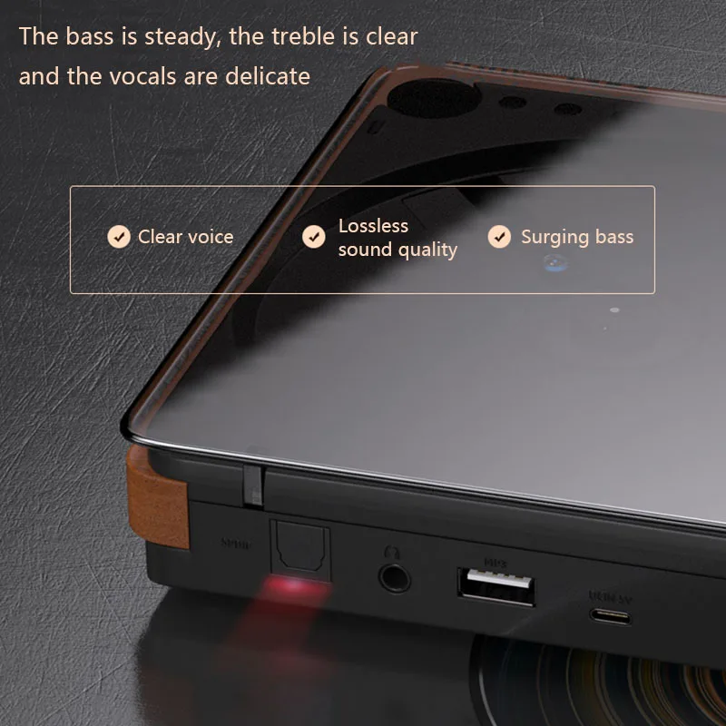 Аудиоплеер в ретро-стиле Hi-Fi проигрыватель для домашних профессиональных CD