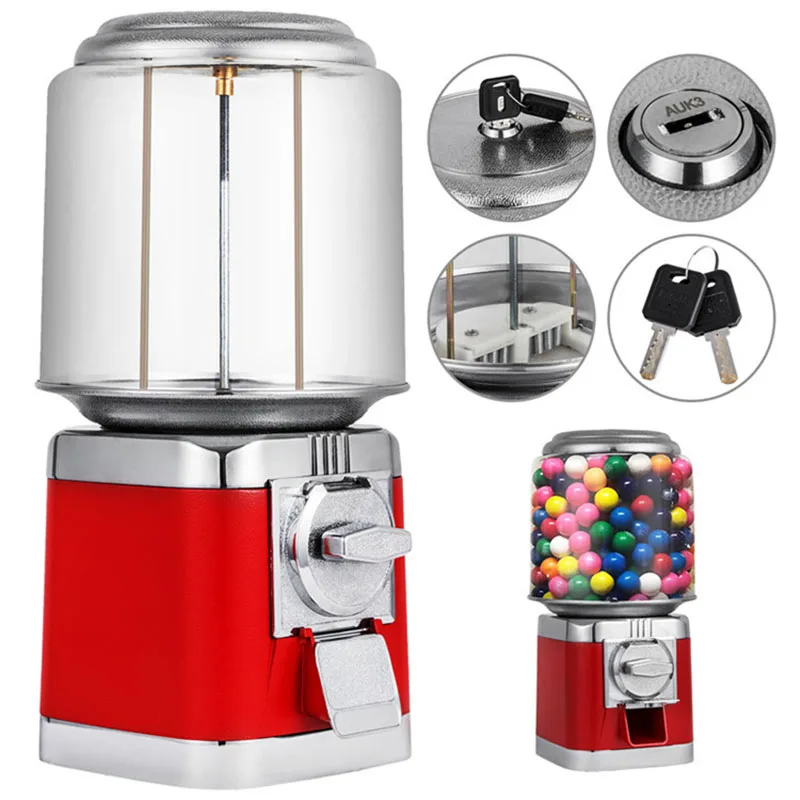 Small round head spiral candy machine gift egg twisting machine coin vending machine egg twisting machine