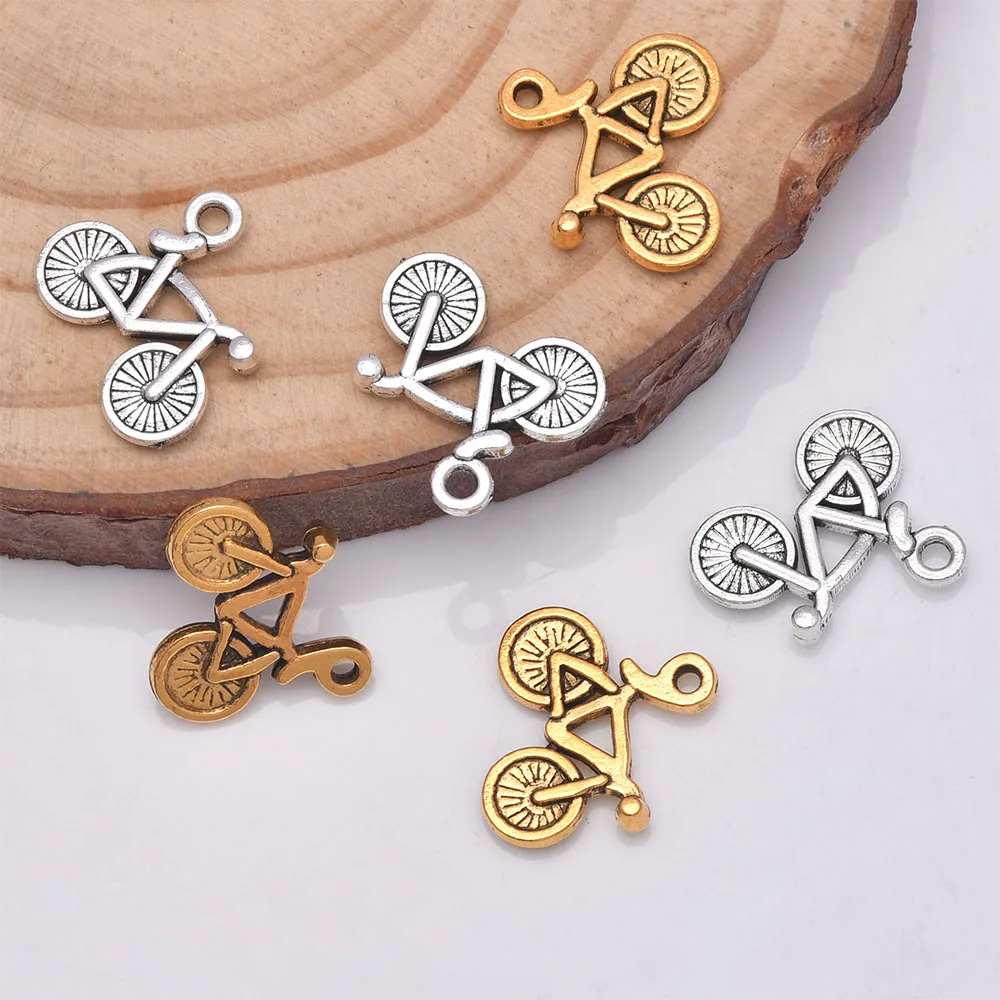 

Подвеска ручной работы в античном стиле для велосипеда, 30 шт., 13,6*15,5 мм