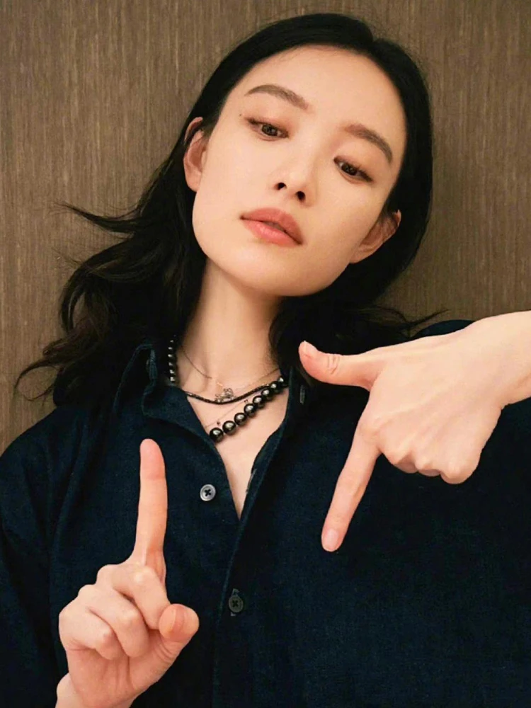 Qixuan | Ni Gao Ye Same Sle австрийское ожерелье с подвеской из жемчуга Шицзя и тахиди черным