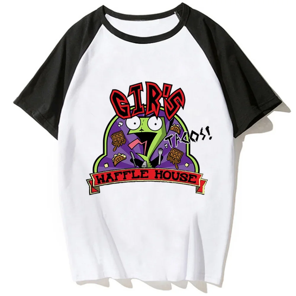 Футболки Invader Zim женская футболка Женская аниме одежда