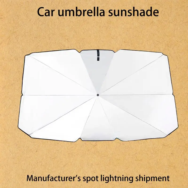 

Suitable for Tesla umbrella car umbrella sunshade front sunshade turning car sunshade preventing cab overheating tool umbrella