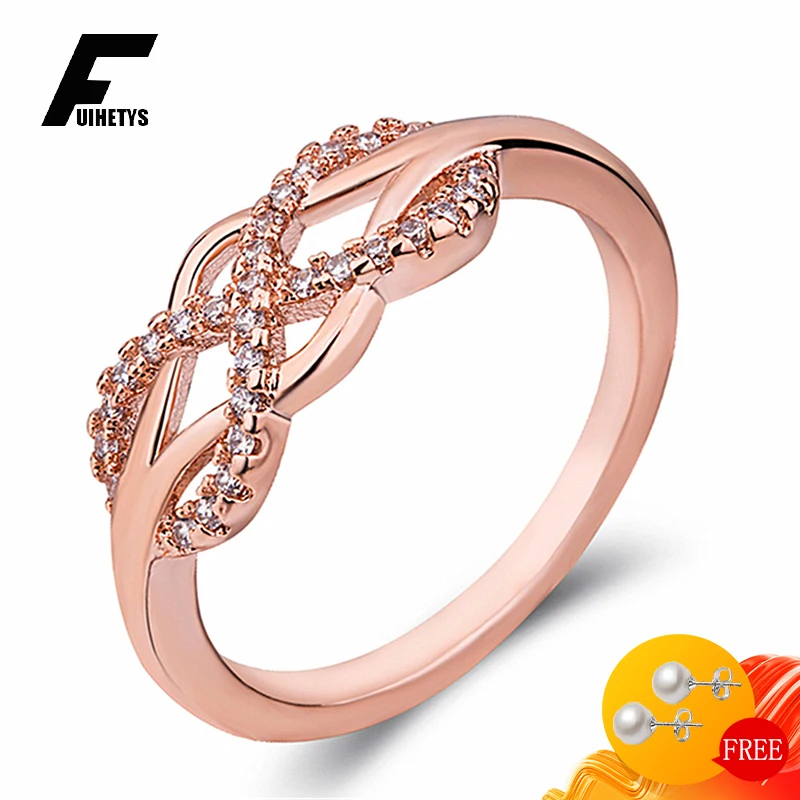 

Fashion Women Ring 925 Silver Jewelry Cross Shape Zircon Gemstones Finger Rings for Girl Wedding Engagement Party Accessories