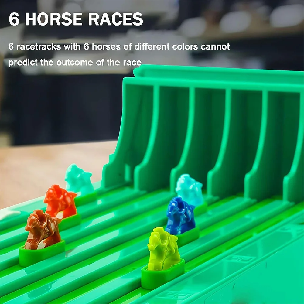 Интерактивная Семейная Игра Horse Racing — Электронная Настольная С Аккумулятором