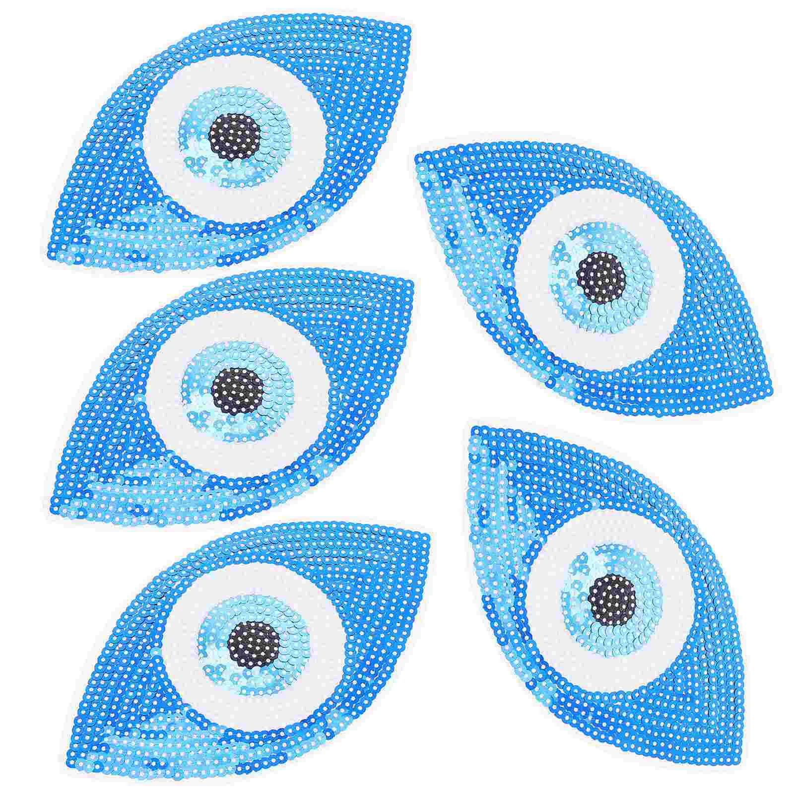 

Sequinpatch Eye Applique Embroidered Iron Embroidery Sew Appliques Clothes Cloth Evil Stickers Clothing Diy Sequins Accessories