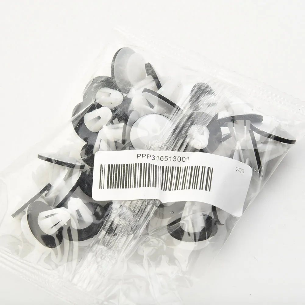 

30pcs Plastic White Fastener Clip Car Inner Door Panel Trim Retainer For Mercedes For Bezs R129 W202 W203 W211 Auto Accessories