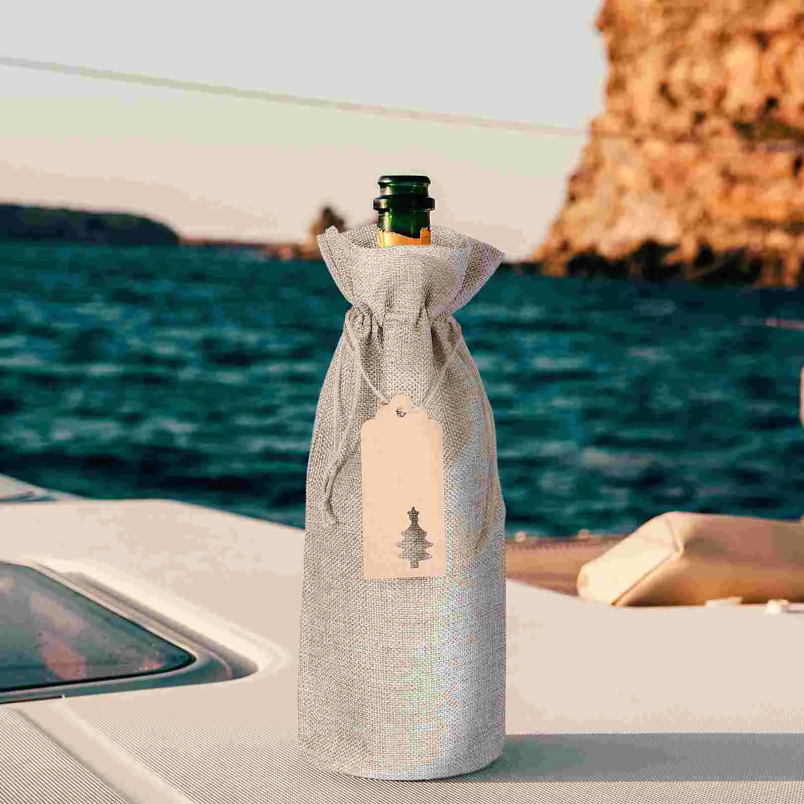 1 комплект льняные сумки красивые праздничные чехлы для украшения