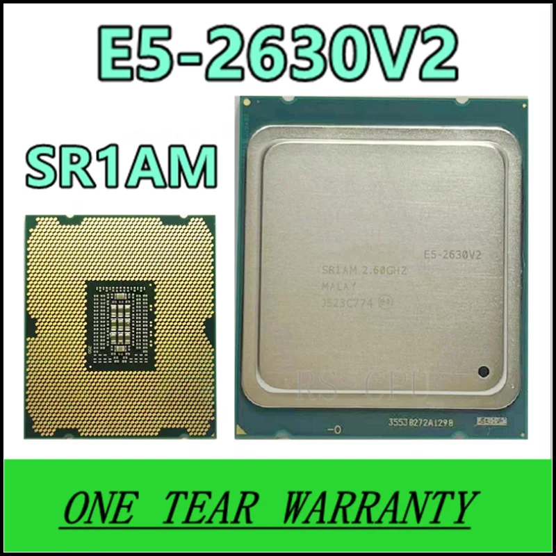 E5-2630V2 V2 E5 2630v2 E5 2630 V2 SR1AM 2,1 ГГц, без ядра, Dua Belas 15M 80W LGA 2011