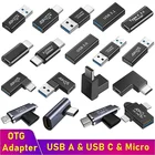 Адаптер Tongdaytech с USB C OTG, переходник с Type C папа на Micro USB C, переходник для Samsung S21, S20, S10, зарядное устройство для Xiaomi, Huawei, USBC