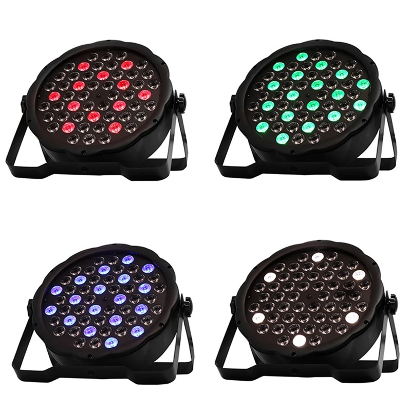 Светодиодный сценический светильник 54X3W RGB LED Par Light Dmx Dj Звуковая активация с