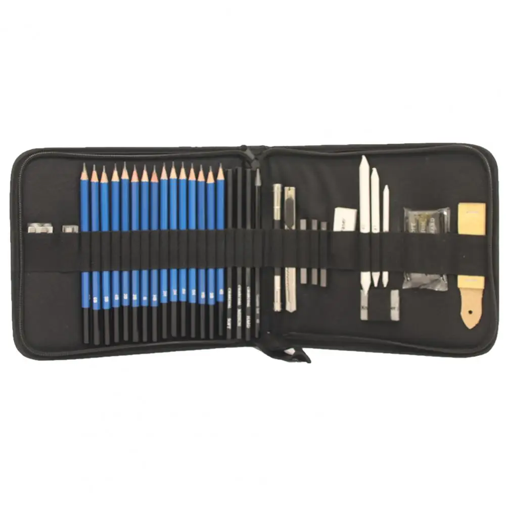 

Современный набор карандашей для рисования без запаха, набор карандашей для рисования из 35 предметов, полностью функциональные искусственные канцелярские принадлежности