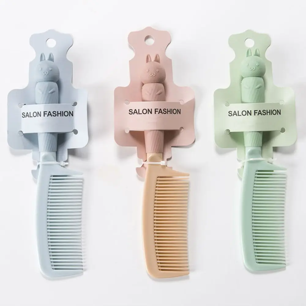 

Новая мультяшная расческа случайного цвета для массажа кролика парикмахерская расческа для укладки Подкручивающая расческа Инструменты д...
