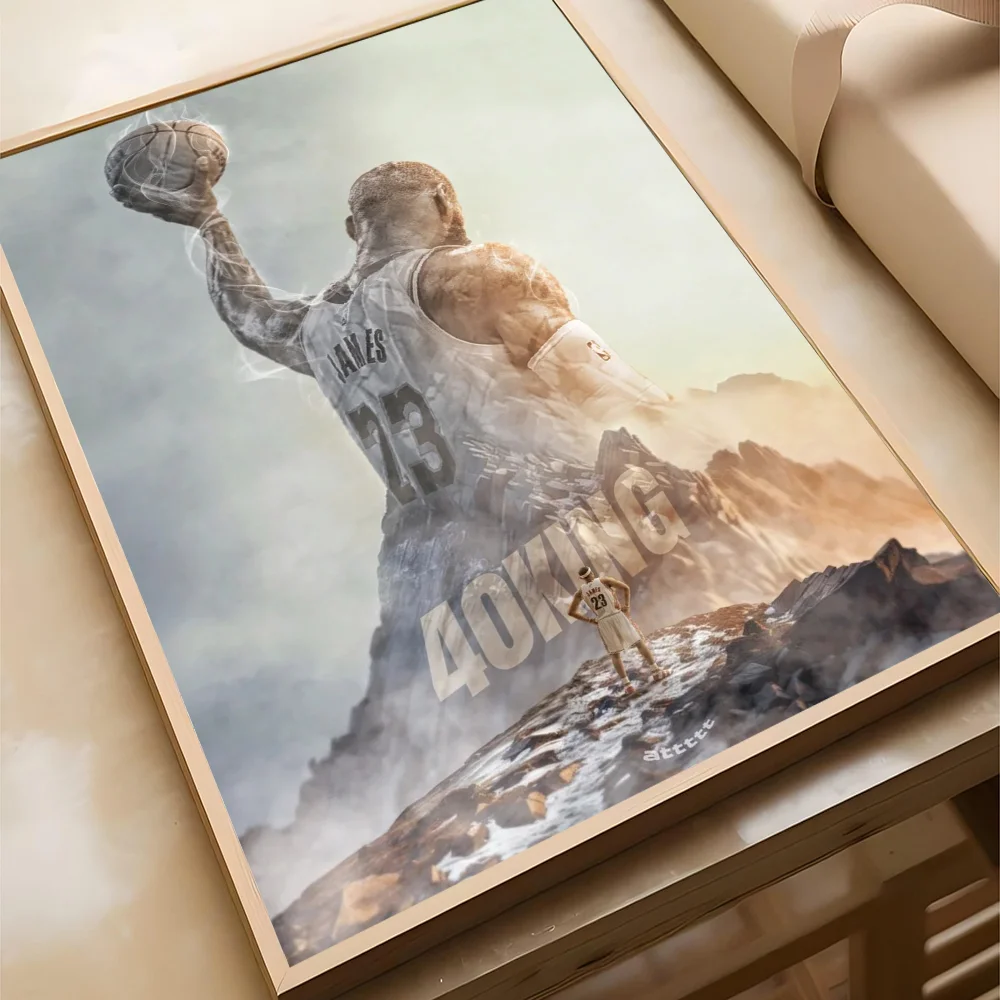 1 шт. LeBron наклейка для фильмов ретро фотообои комната сделай сам бар кафе