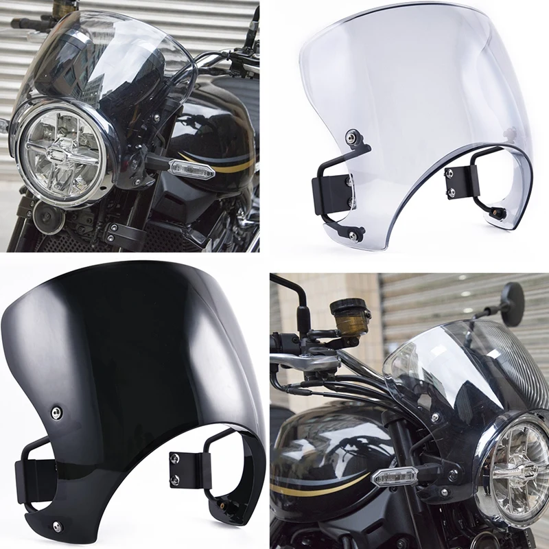 Лобовое стекло Cafe Racer обтекатель защита от ветровых козырьков для Kawasaki Z900RS Z 900-RS