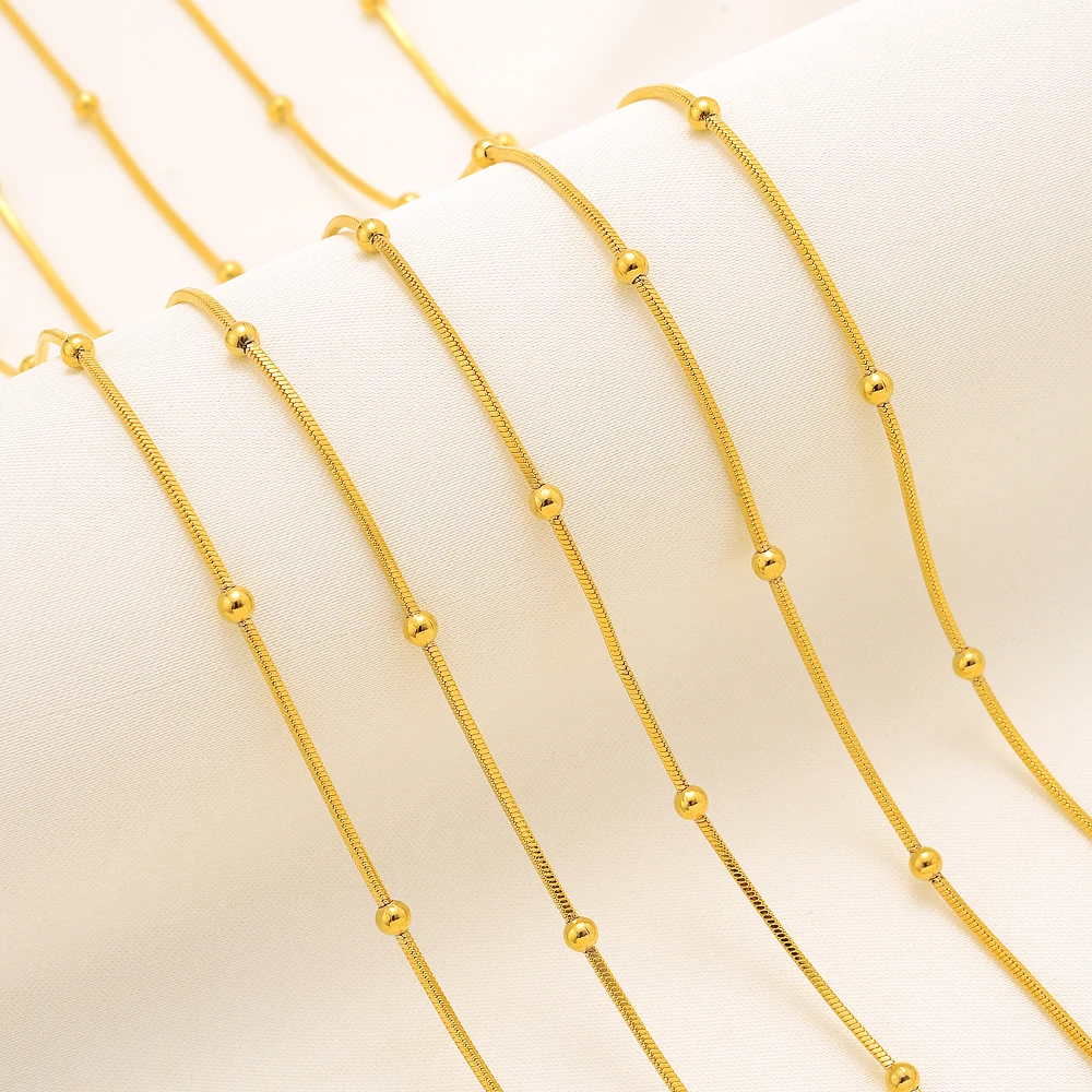 

50cm Necklace In Jewelry Ethiopian Necklace Collares Gold Color Africa Jewelry Eritrea Chain Thin Link Friends Chain Chains