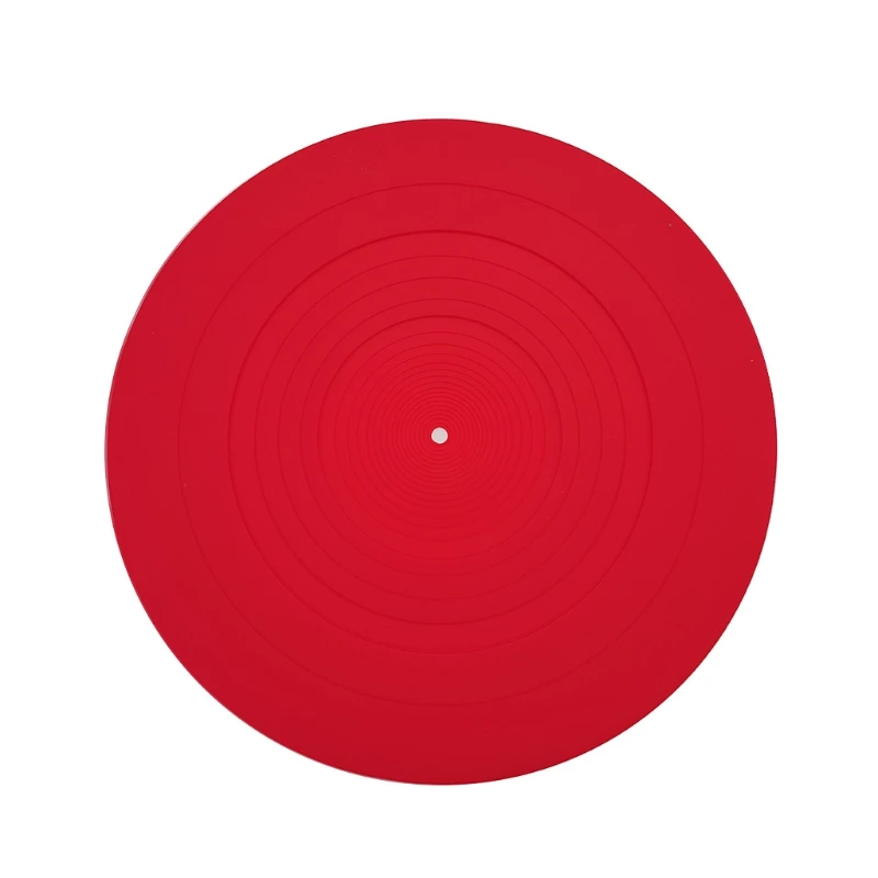Anti-vibration Silicone Pad Rubber  Antislip Mat for Phonograph Turntable Vinyl Record Players Accessories