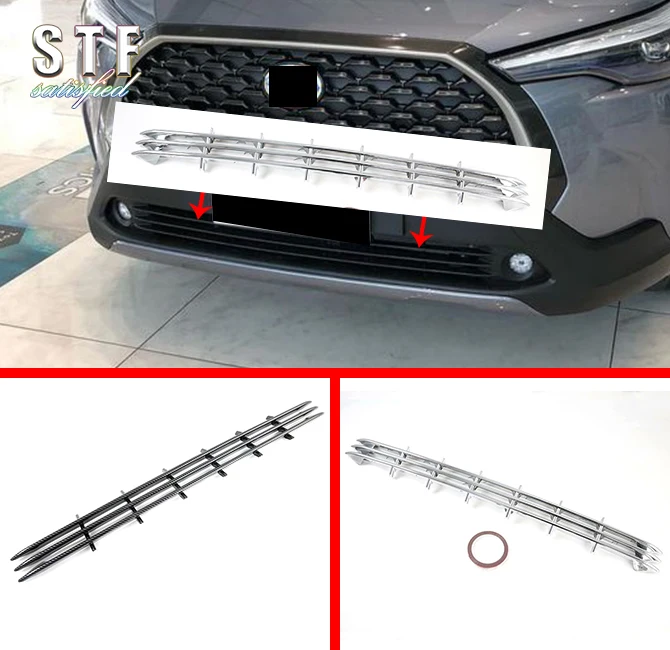 

ABS Front Bumper Grille Trim For Toyota Corolla Cross (XG10) 2020 2021