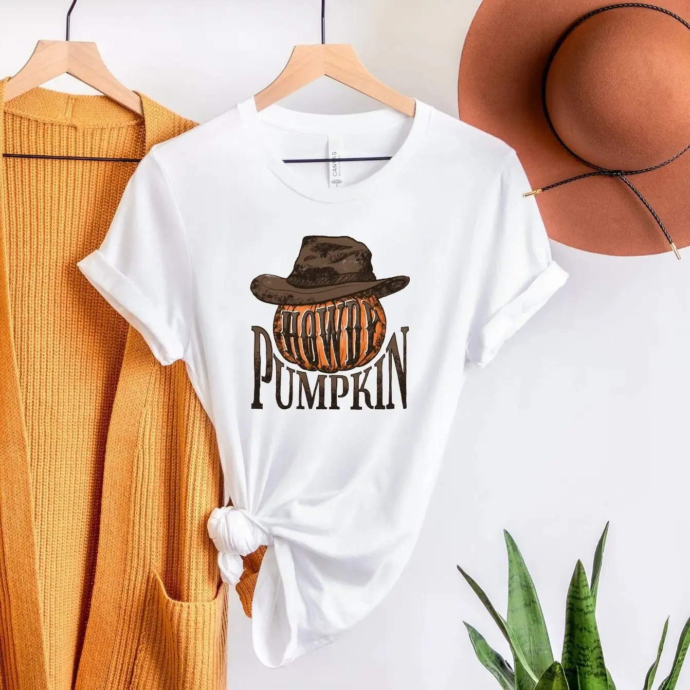 Футболка Howdy с тыквой для Хэллоуина