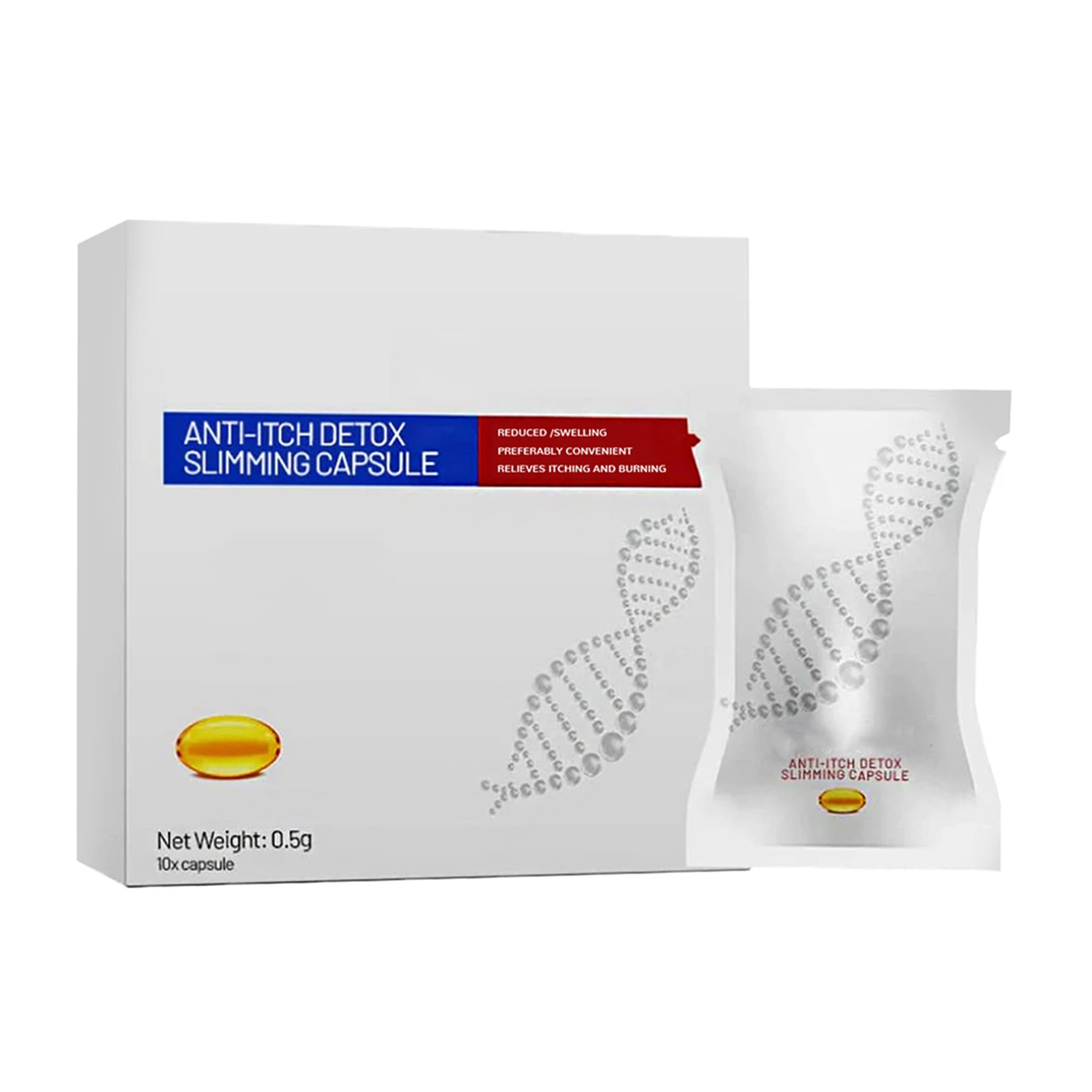 

10pc Body Slimming Capsules Gentle Non-irritating Body Care Supplies Herbal Weight Loss Detox Body Shaping Capsule For Women