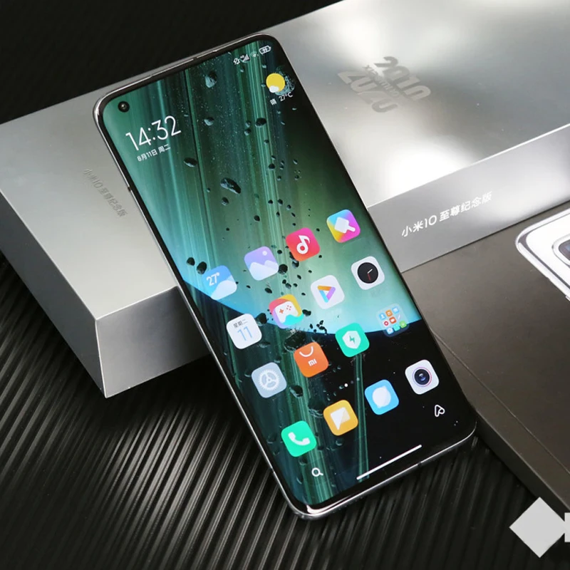 Original Xiaomi 10 Ultra 5G Cellphone Mi Smarphone Qualcomm Snapdragon 865 48 MP Camera 4500mAh Battery MIUI 12 Gloabl Rom