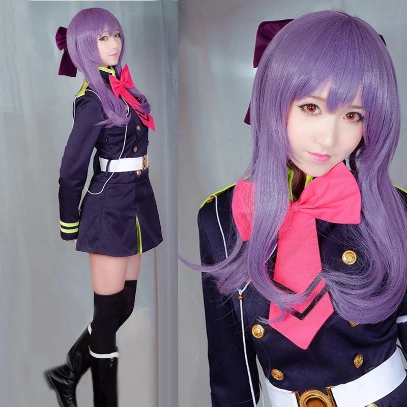 Аниме Seraph Of The End Owari no Hiiragi Shinoa костюмы для косплея женская обувь Хэллоуина |