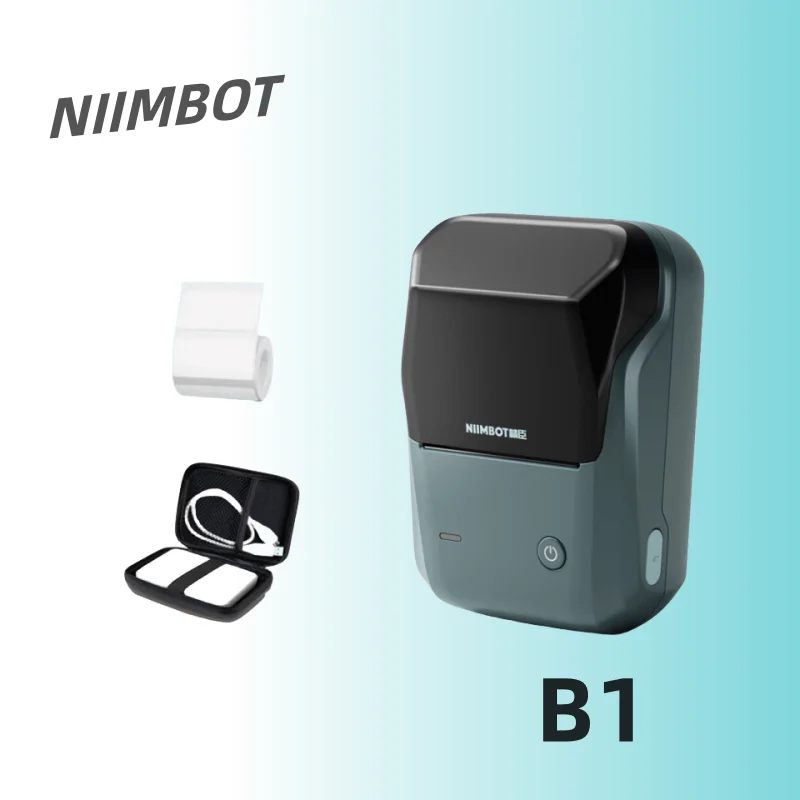 

Миниатюрный портативный термальный самоклеящийся Карманный принтер для этикеток NIIMBOT B1, принтер без чернил, беспроводной производитель этикеток, мобильный телефон на базе Android