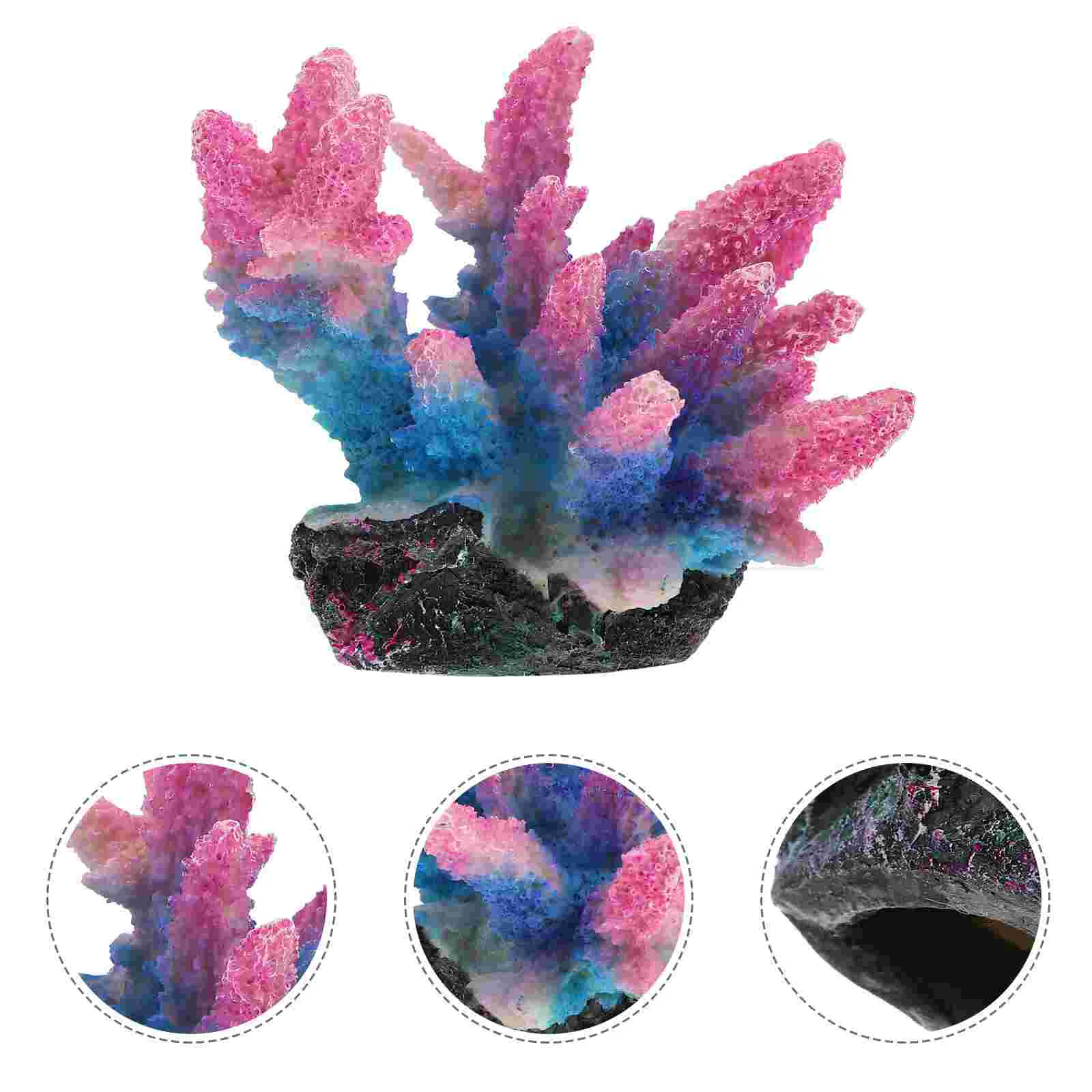 

Simulation Coral Fish Tank Landscaping Decoration Resin Coral Shape Aquarium Decoration