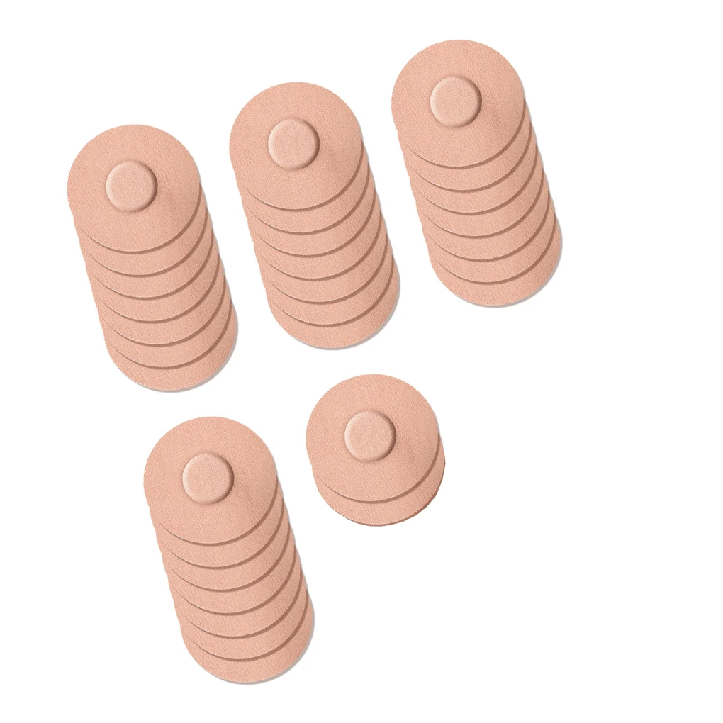 

30pcs Sport Sensor Stickers Strong Adhesive Portable Anti-skidding Sensor Patches Small Waterproof Sensor Fix Tape