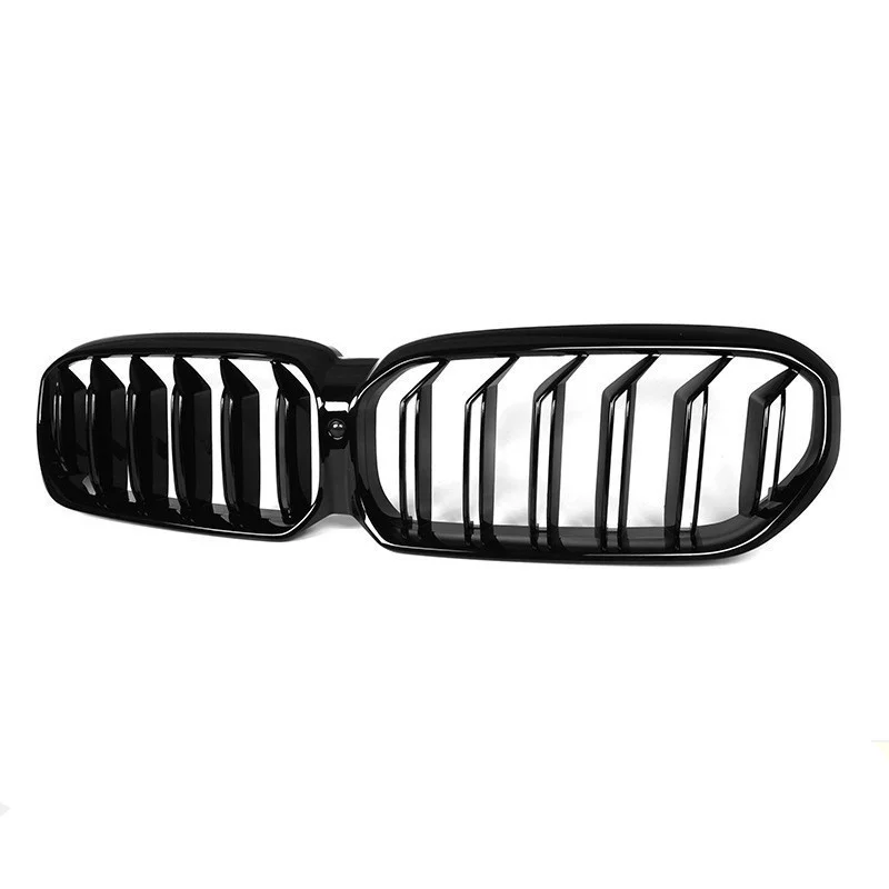 

Модифицированные однолинейные модели, Двухлинейные модели, блестящие черные гоночные решетки, передняя решетка, подходит для BMW New 5 Series G30 G38 2021