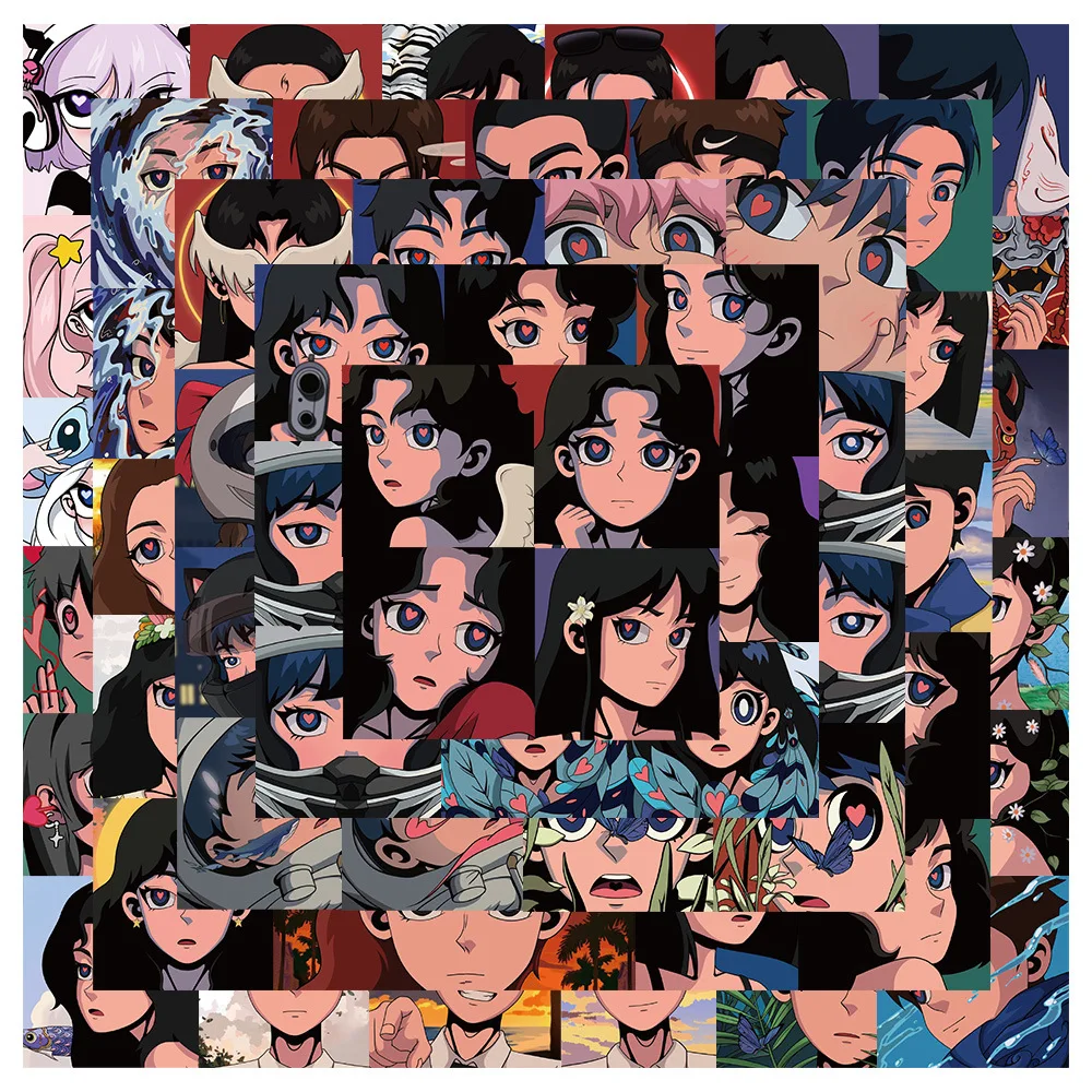 

10/30/50 шт., водостойкие наклейки из ПВХ