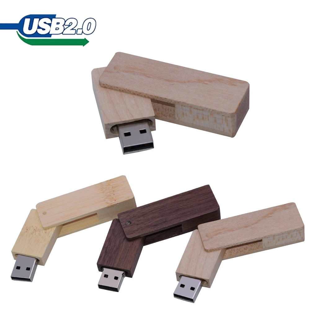 

USB-флеш-накопитель деревянный с логотипом на заказ, 4 ГБ, 64 ГБ, 16 ГБ, 32 ГБ