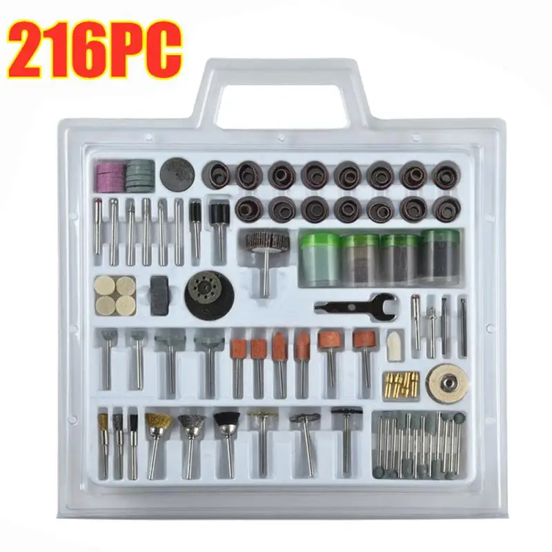 

105/216pcs Mini Electric Drill Multi Rotary Tool Accessories Set Grinding Polishing Rotating Polishing Kits For Dremel Accessory