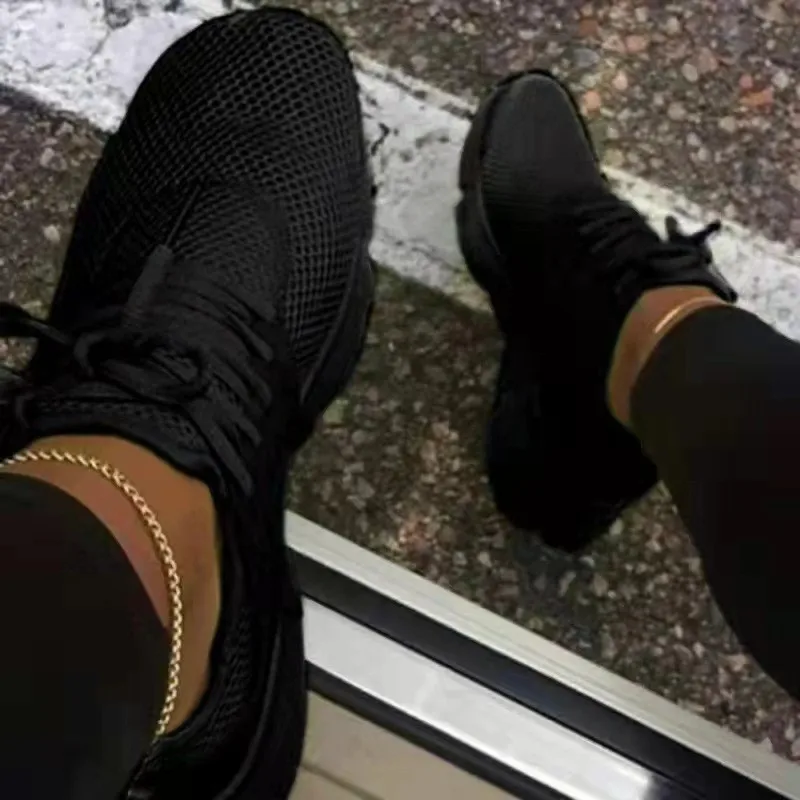 

Women Shoes Spring Summer Sneakers Mesh Breathable Casual Female Green Ladiesnon-slip Plus Size 43 Designer Sneakers for Women