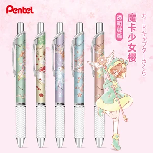 1pc Japan Pentel BLN75 Limited Neutral Pen 0.5mm Press Black Quick-drying Ink Gel Pen Cute Stationary Supplies