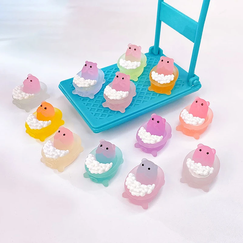 2 шт. светящиеся полимерные фигурки свиньи из мультфильма |