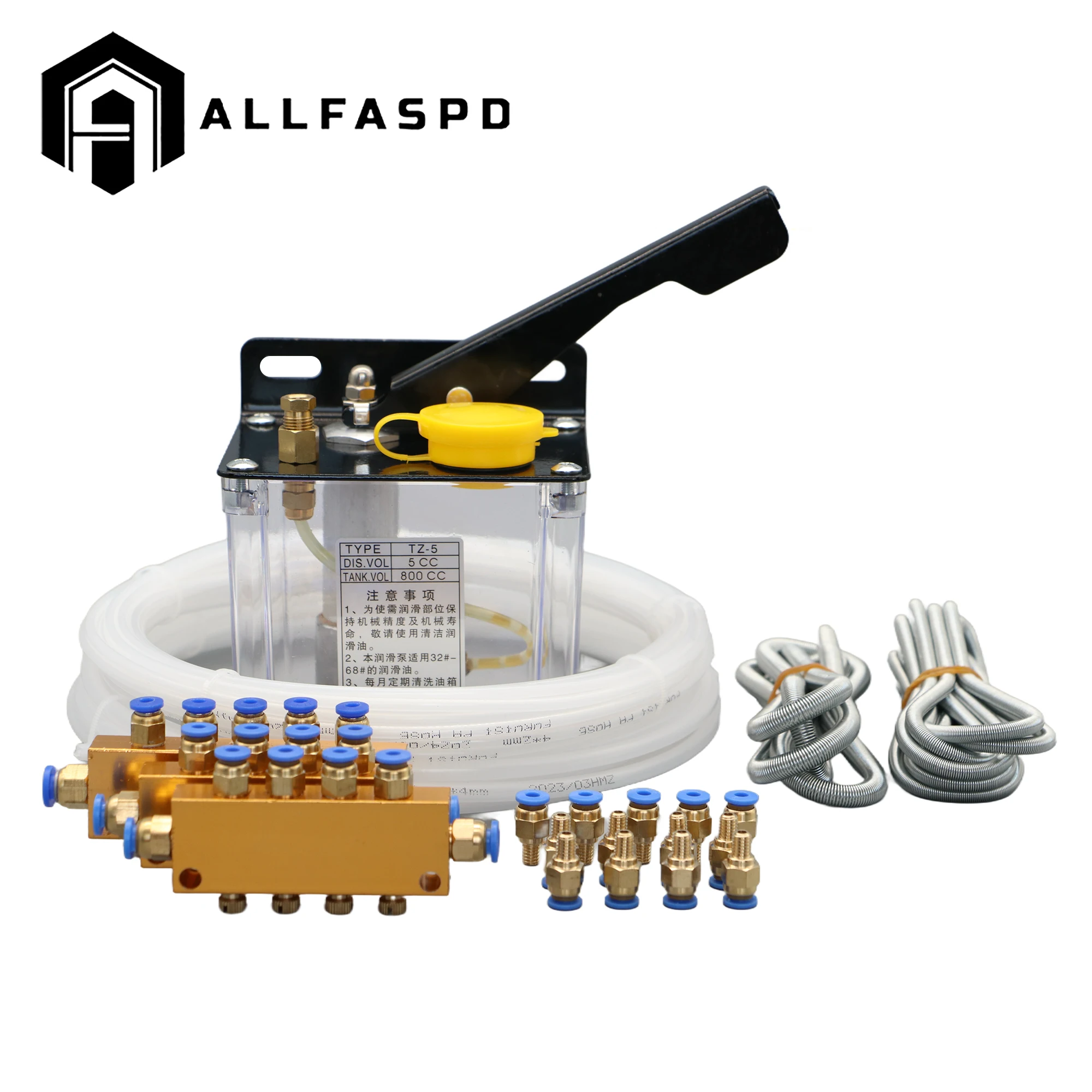 Ручной смазочный насос TZ-5 выход масляного насоса 4 мм 6 для токарного станка с ЧПУ