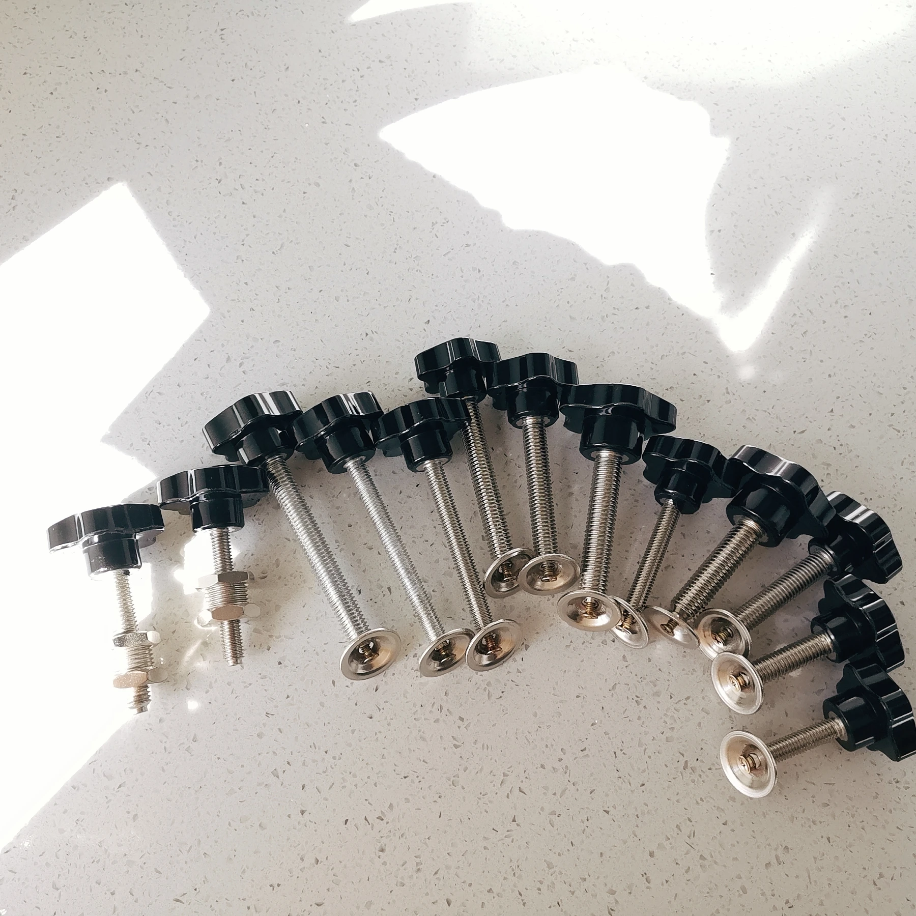 10 шт./упак. Silk стол для трафаретной печати Handle M8 M10 Mesh Frame Clamp Screw с Pad |