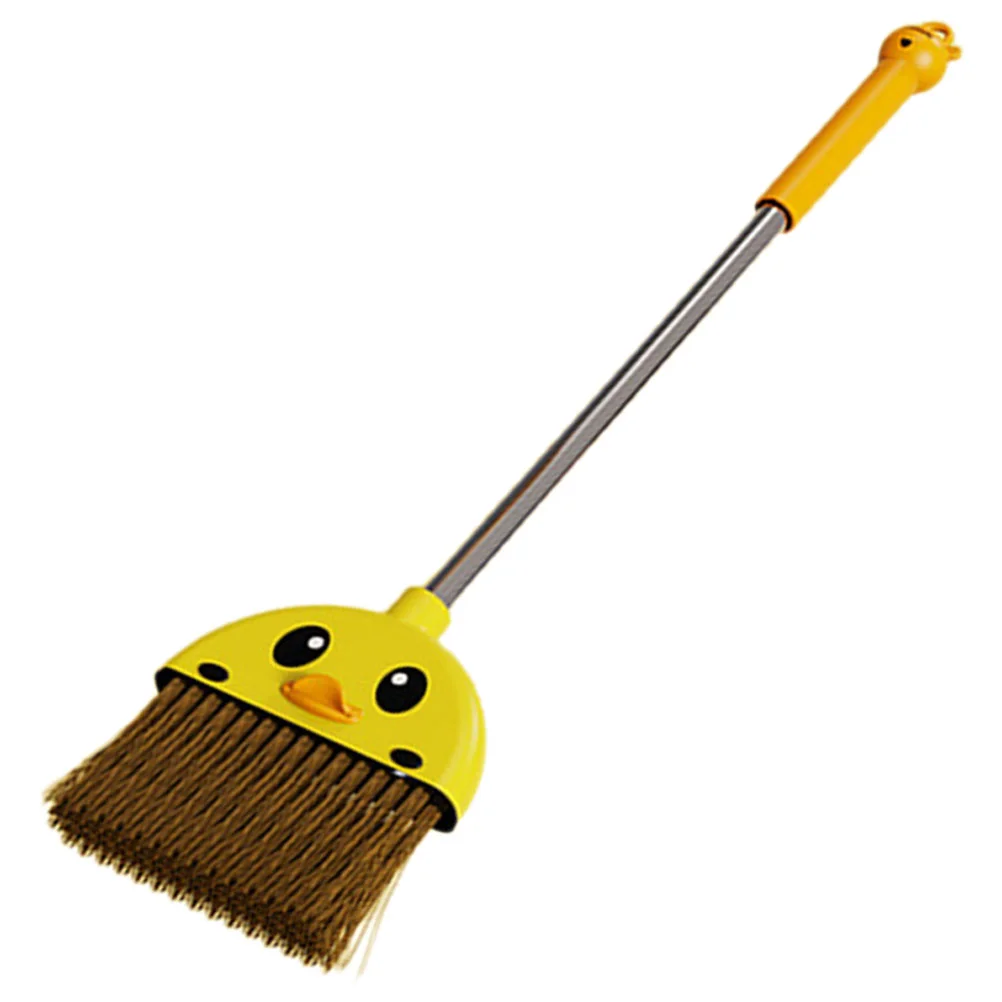 

Kids Cleaning Broom Toys Small Household Supply Little Yellow Duck Lovely Child